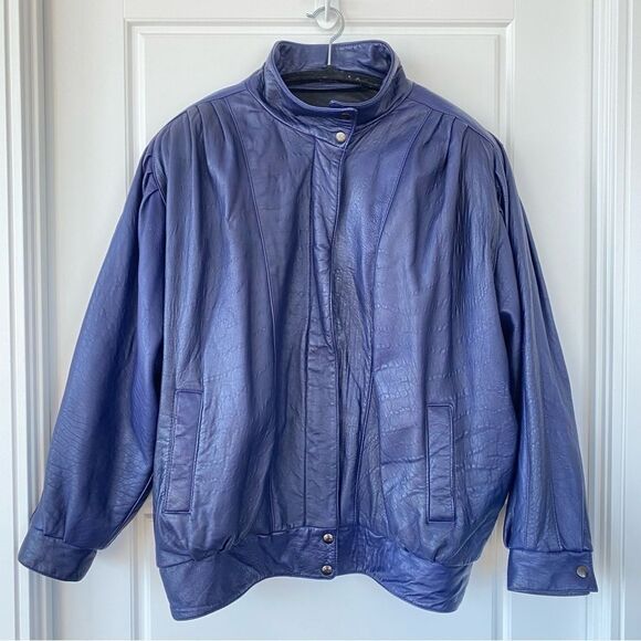 COSA NOVA | Vintage Leather Bomber Jacket - Picture 10 of 16